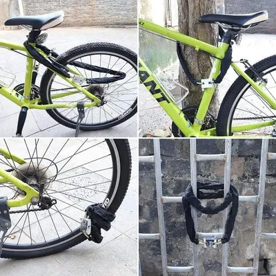 Produktbild von Famanu Fahrradschloss 1,2 m - Hochsicheres Anti-Diebstahl-Fahrradschloss - Wetterfest