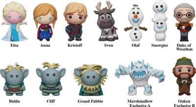 Produktbild von Die Eiskönigin - Völlig unverfroren 3D PVC-Taschenanhänger 10th Anniversary Series 59 Display (24)