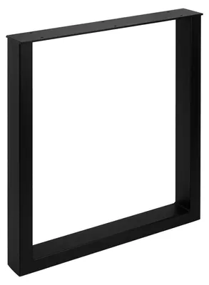 Produktbild von SOTECH Tischgestell TAB schwarz matt Profil 80 x 40 mm Höhe 720 mm Tiefe 600 mm – Kufengestell