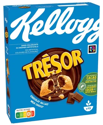 Obrázek produktu pro Kellogg Tresor mléčná čokoláda s křupavými cereálními polštářky 410g