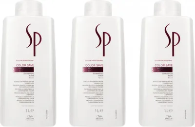 Produktbild von Wella SP Color Save 3 x 1000 ml Shampoo Set
