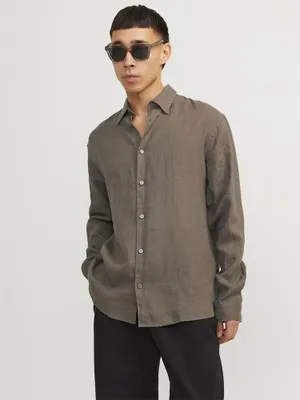 Image de Jack & Jones Lawrence Langarmhemd Braun L Mann Braun L