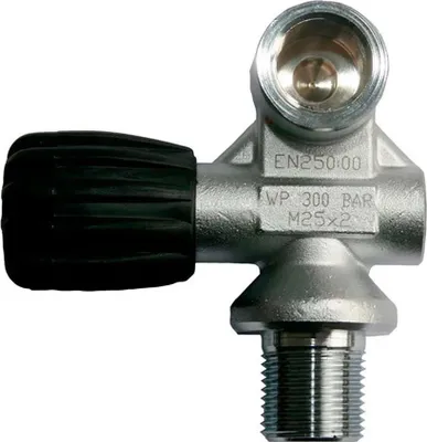 Zdjęcie produktu dla Pojedynczy zawór Metalsub M25 300 Bar Czarny, Srebrny Czarny, Srebrny Jeden rozmiar
