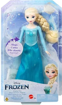 Produktbild von Mattel Disney Princess Elsa Singende Puppe Frozen - Spielzeugpuppe