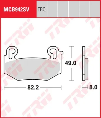 Immagine prodotto di Pastiglia freno TRW "MCB 942"