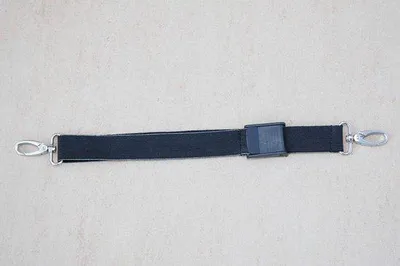 Image de Laisse pour chien avec mousqueton - taille moyenne - noire