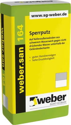 Obrázok produktu pre weber.san 164 Sperrputz, Sperr- Dichtungs- und Egalisierungsputz 25kg