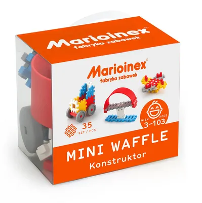 Image de MARIOINEX Mini blocs de gaufres 35 pcs cheval-garçon 02783