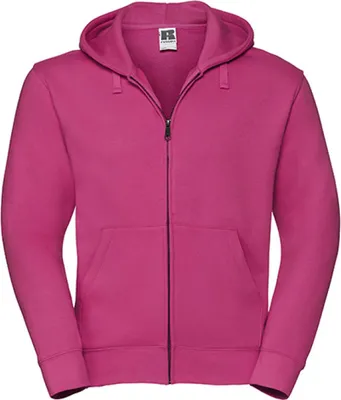 Produktbild von Russell R-266M-0 | Authentic Zipped Hood - Farbe: Fuchsia - Größe: S