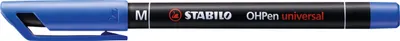 Produktbild von Folienstift - STABILO OHPen universal - permanent medium - Einzelstift - blau