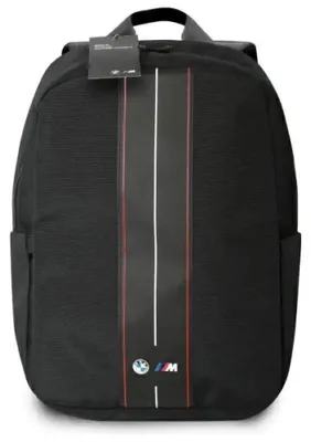 Obrázek produktu pro Batoh Bmw Bmbp15Compvskr 16" Černý/Černý Nylon S Červeným Pruhem