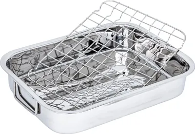 Produktbild von Grill- Auflaufform mit Grillrost Maße: ca. 32 x 24cm