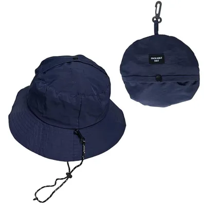 Produktbild von Regenhut Fischerhut Anglerhut Damen Herren Wasserdicht Sommer Sonnenhut Faltbar Marineblau