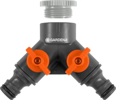 Produktbild von Gardena 2-Wege-Ventil 26,5 mm (G 3/4 Zoll) 21 mm (G 1/2 Zoll)