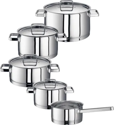 Produktbild von ROHE Germany Edelstahl-Topfset Chiara, 5-teilig, auch für Induktion