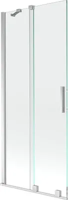 Produktbild von Velar 2-flügelige ausziehbare Badewannenabtrennung 80 x 150 cm
