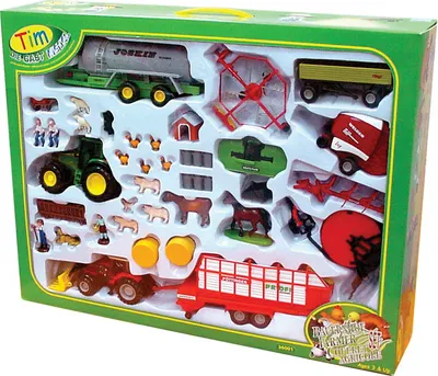 Produktbild von TIM/Siku 36001 Jumbo Bauernhofset Traktoren, Erntemaschinen 1:32