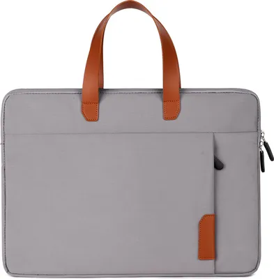 Obrázek produktu pro ASKSA Ochranný obal na notebook Kompatibilní 15,6palcový obal na notebook Vodotěsný obal na notebook Nárazuvzdorný ochranný kryt, šedý