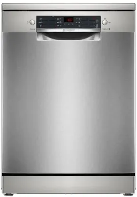 Produktbild von Bosch Serie 2 SMS26AI01F, Freistehend, Standardgröße (60 cm), Edelstahl, Edelstahl, Tasten, 1,75 m