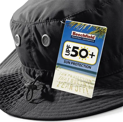 Immagine prodotto di Cappello estivo Beechfield Cargo (protezione UPF50) RW216 (Taglia unica) (Nero)