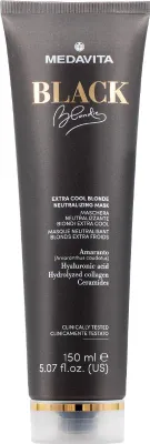 Produktbild von Medavita Lunghezze Blondie Black Extra Cool Blonde Neutralizing Mask 150ml