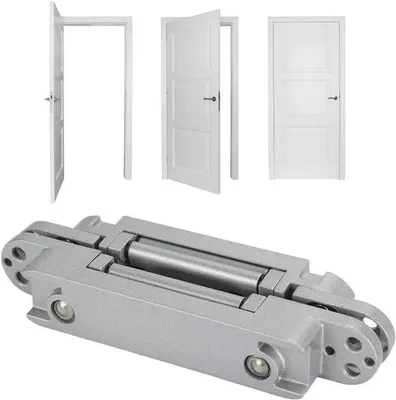 Produktbild von Scharnier für Türen, 180 Grad verstellbar – Verdecktes Scharnier – Unsichtbares Scharnier – Geeignet für Türen von 35 mm bis 850 mm