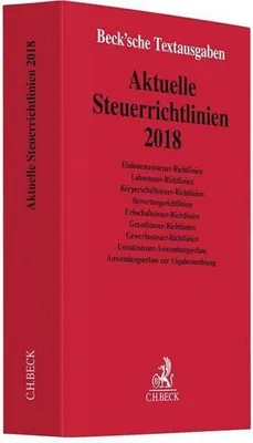 Produktbild von Aktuelle Steuerrichtlinien 2018