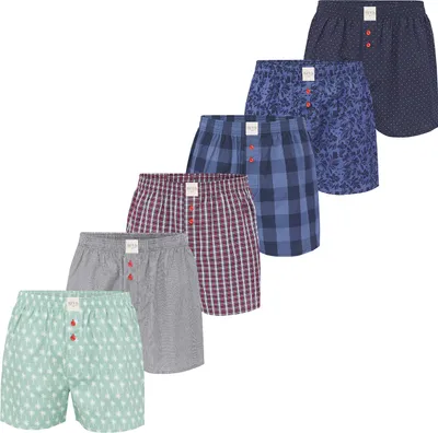 Produktbild von Phil & Co. Berlin Herren Boxer 6-Pack Classics - Set 7 - Größe L