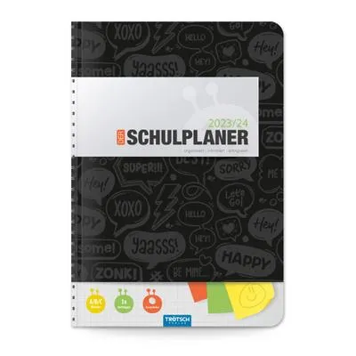 Produktbild von Trötsch Schulplaner Schwarz 23/24