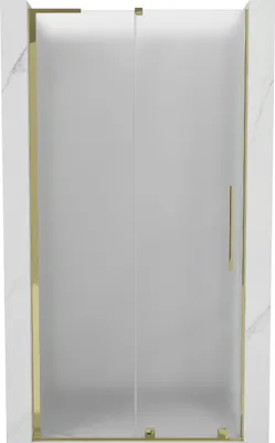 Image de Mexen Velar L - Porte de douche 100 cm, or, verre dépoli