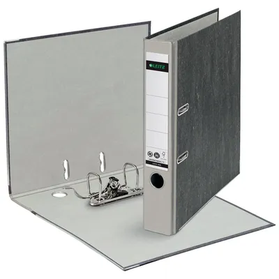 Produktbild von Leitz Cardboard binder 180°, A4, Karton, Grau, 350 Blätter, 5,2 cm, 55 mm