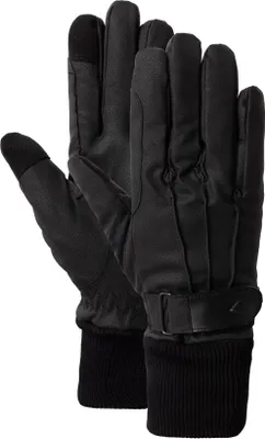 Produktbild von Horze Reithandschuhe aus Kunstleder mit Fleece-Futter, Schwarz, 8