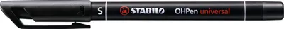 Produktbild von Folienstift - STABILO OHPen universal - permanent superfein - Einzelstift - schwarz