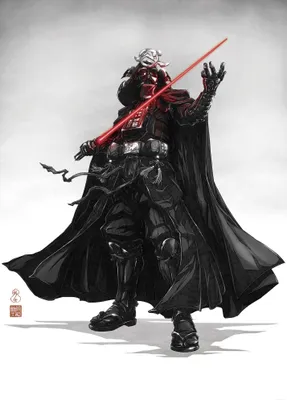 Produktbild von Komar Wandbild- Star Wars Vision Samurai Dark Lord - Größe 50 x 70 cm