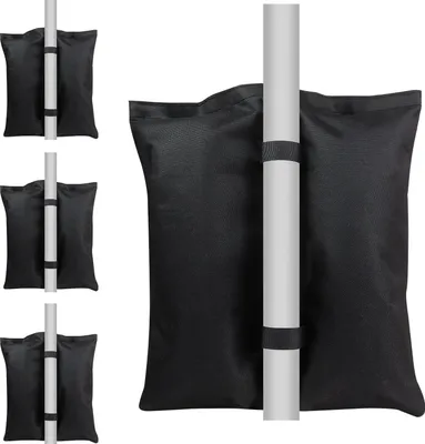 Produktbild von Zandtaschen - robust und vielseitig - 4 Stück - schwarz