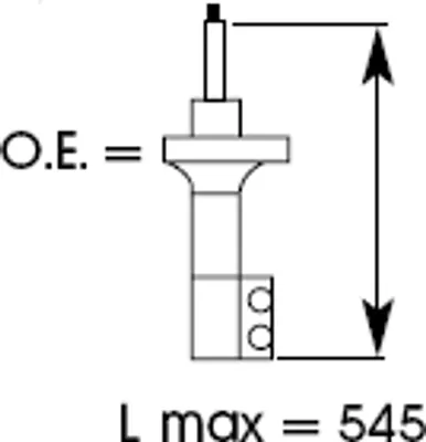 Produktbild von Kyb Stoßdämpfer  334251