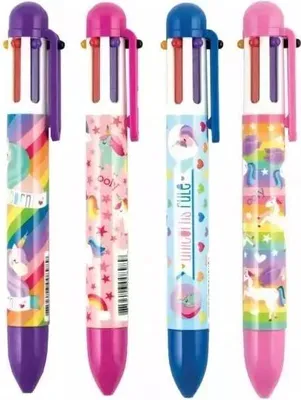 Immagine prodotto di Penna meccanica 6 in 1 Unicorni con 6 colori
