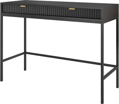 Zdjęcie produktu dla FURNLUX Konsola Avon czarna 104 cm / Kolor główny: czarny / Wymiary: 104 x 77 x 50 cm