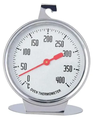 Produktbild von Backofenthermometer Temperaturanzeiger Instant Read Thermometer Edelstahlfühler Stand Up Dial Large Gage Küche Backen Zubehör
