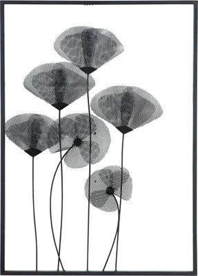 Produktbild von Casablanca by Gilde Relief Wandrelief Mohn  H. 70 cm,84219