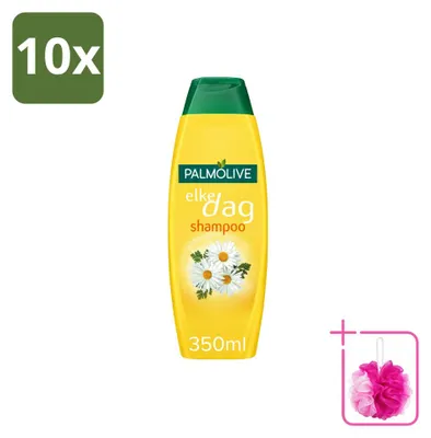 Productafbeelding van 10 x Palmolive Shampoo "Elke Dag" met kamille-extract, 350 ml - Voordeelverpakking - 10 stuks