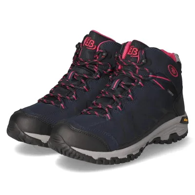 Productafbeelding van Brütting KANSAS HIGH wandelschoenen, verkrijgbaar in grote maten, blauw, artikelnummer 221293, grote damesschoenen