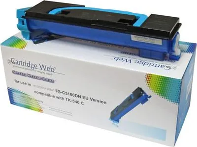 Image de Cartouche toner Web Cyan Kyocera TK540/TK542 remplacement pour TK-540C