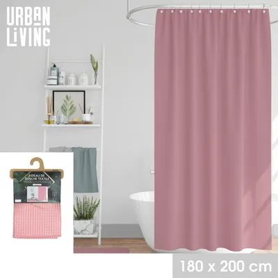 Produktbild von Urban Living Duschvorhang "BLUSH" Dusch-Vorhang 153304 rosa