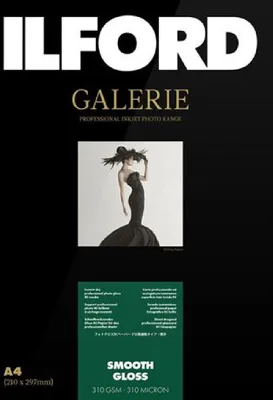 Image de ILFORD GALERIE Smooth Gloss 310gsm A4 25s