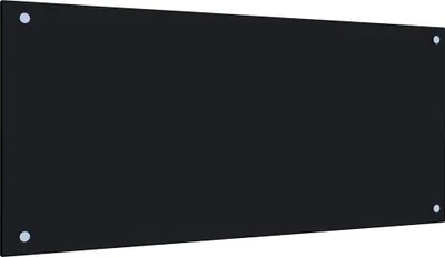Obrázok produktu pre vidaXL Kuchynský backsplash Black 90x40 cm Tvrdené sklo