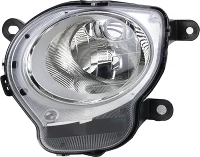 Productafbeelding van Koplampset geschikt voor Fiat 500, bouwjaar 10/2007 - 06/2015, met H1 lampen (links en rechts) en mistlampen. Artikelnummers: 51822888, 51786773, 51822889, 51786774, 51786771, 51786772. Johns