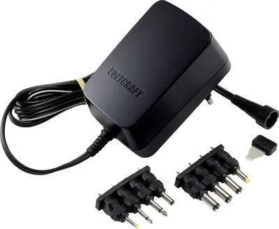 Immagine prodotto di VOLTCRAFT VC-11258710 Alimentatore a spina, regolabile 3 V/DC, 4,5 V/DC, 5 V/DC, 6 V/DC, 7,5 V/DC, 9 V/DC, 12 V/DC 2,25 A 2