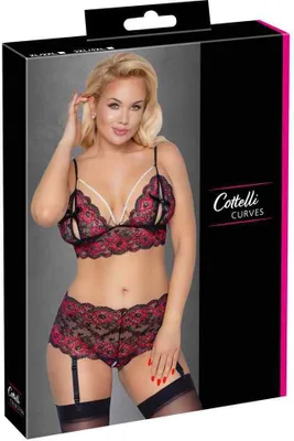 Productafbeelding van Cottelli lingerie - Dameslingerie set, maat XL/2XL