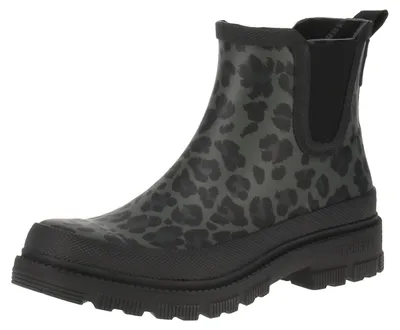 Produktbild von Verbenas 9302181202 Lua Smooth Animal - Damen Chelsea Boots - Black-Leo-Black Größe 41 EU